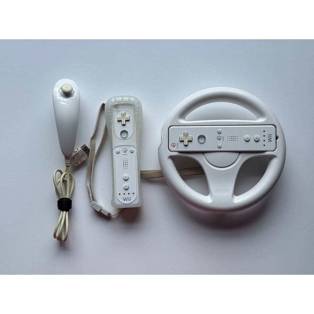 Nintendo Wii Console RVL-001 Six Game Bundle - White TESTED - Picture 4 of 16